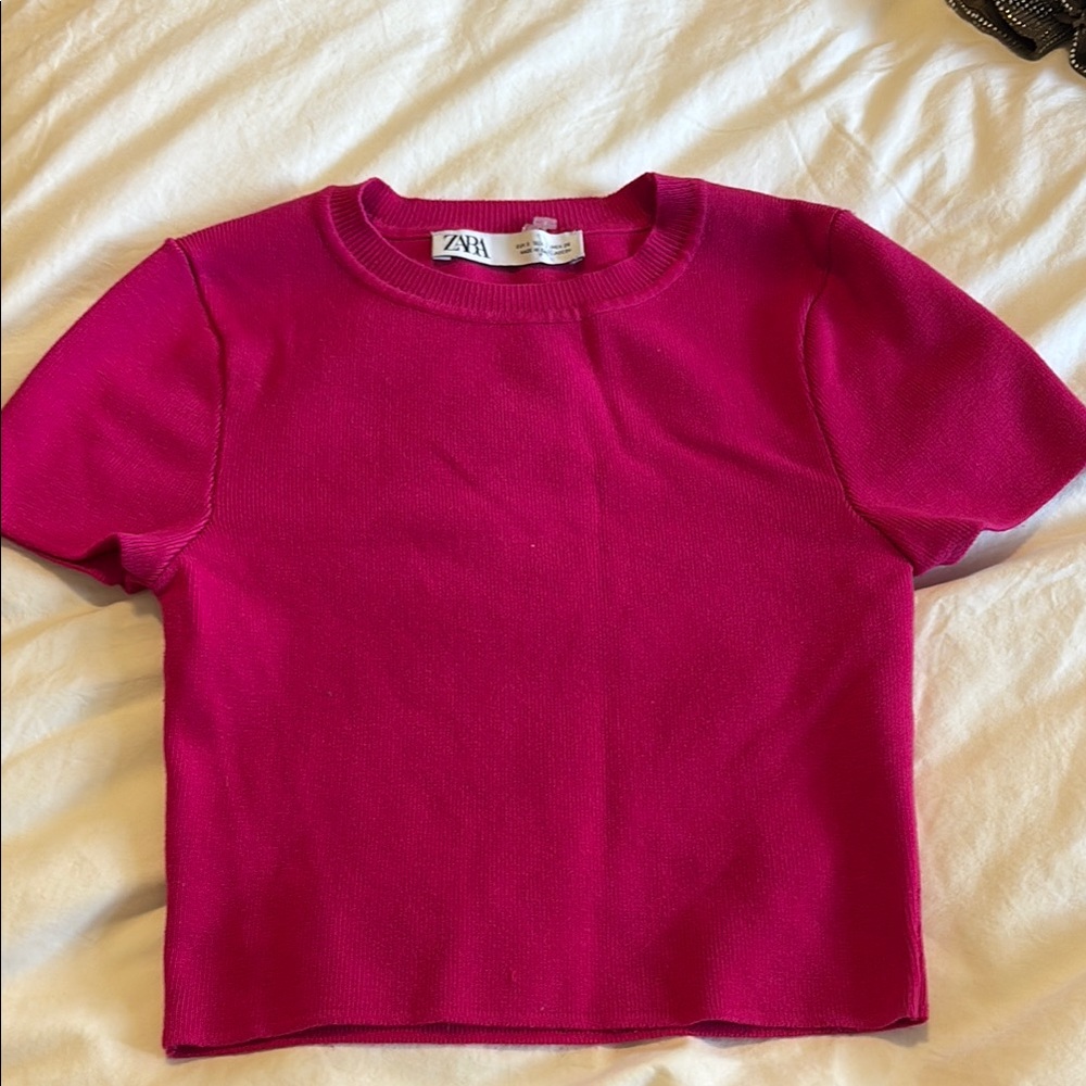 Zara Pink crop top